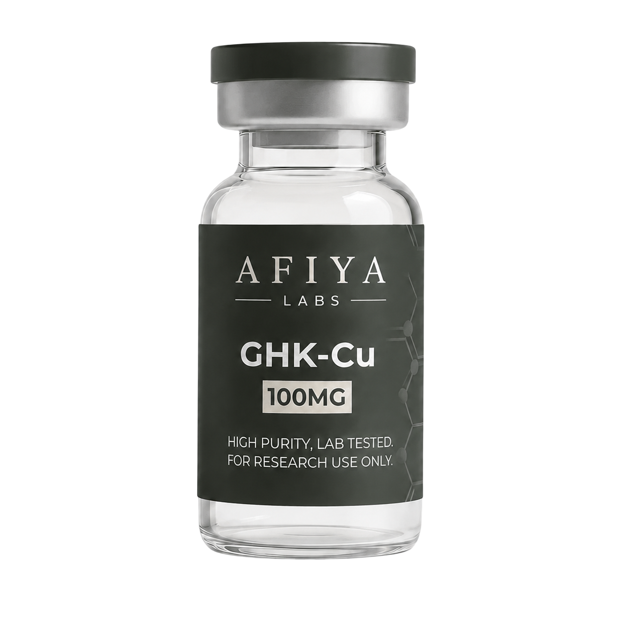 Afiya Labs research peptide vial